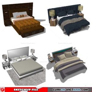 Bed - Sketchup Models By Nha Tay