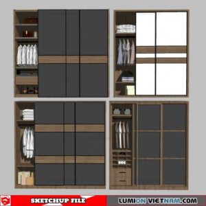 Wardrobe - Sketchup Models