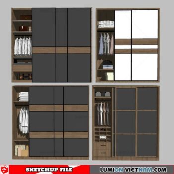 Wardrobe - Sketchup Models