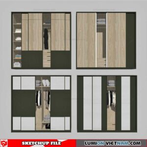 Wardrobe - Sketchup Models