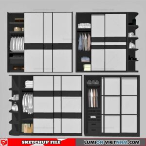 Wardrobe - Sketchup Models
