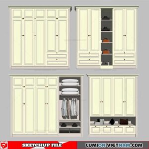 Wardrobe - Sketchup Models