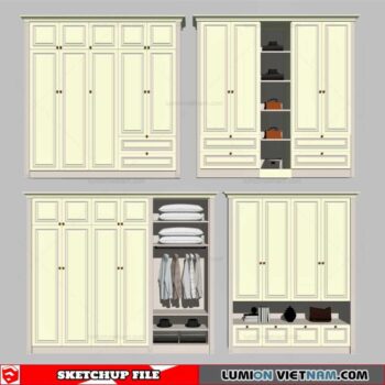 Wardrobe - Sketchup Models