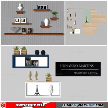 Decorative Shelf - Sketchup Models