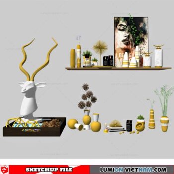Decorative Shelf - Sketchup Models