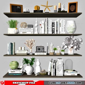 Decorative Shelf - Sketchup Models