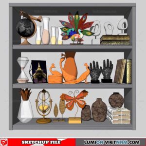 Decorative Shelf - Sketchup Models