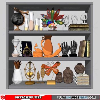 Decorative Shelf - Sketchup Models