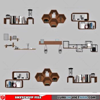 Decorative Shelf - Sketchup Models
