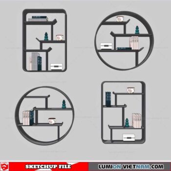 Decorative Shelf - Sketchup Models