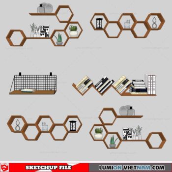 Decorative Shelf - Sketchup Models