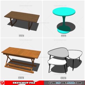 Table Side - Sketchup Models By Cuong Covua