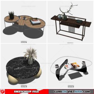 Table Side - Sketchup Models By Cuong Covua