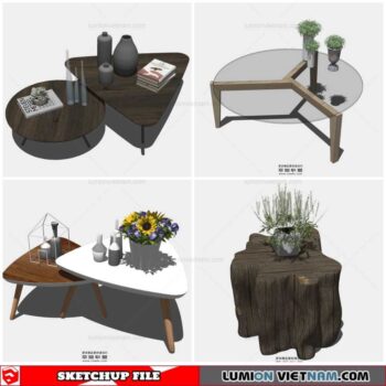 Table Side - Sketchup Models By Cuong Covua