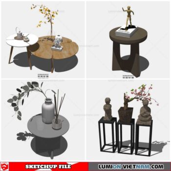 Table Side - Sketchup Models By Cuong Covua