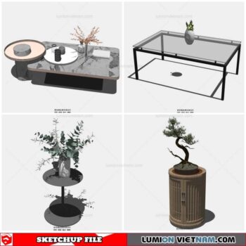 Table Side - Sketchup Models By Cuong Covua