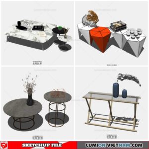 Table Side - Sketchup Models By Cuong Covua