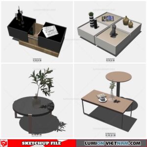 Table Side - Sketchup Models By Cuong Covua