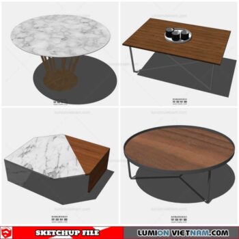 Table Side - Sketchup Models By Cuong Covua
