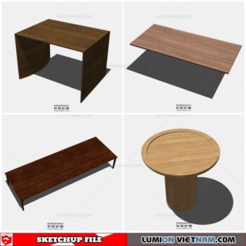 Table Side - Sketchup Models By Cuong Covua