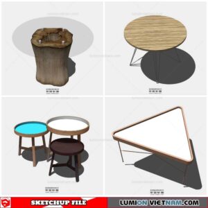 Table Side - Sketchup Models By Cuong Covua