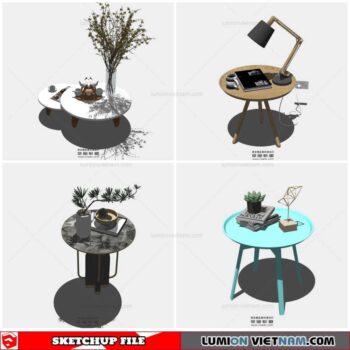 Table Side - Sketchup Models By Cuong Covua