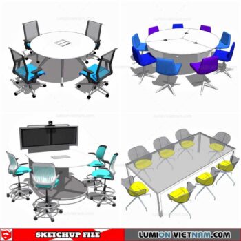 Meeting table - Sketchup Models