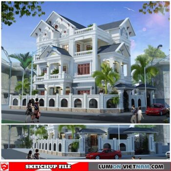 House - Sketchup Exterior Scene