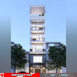 House - Sketchup Exterior Scene By Huu Manh