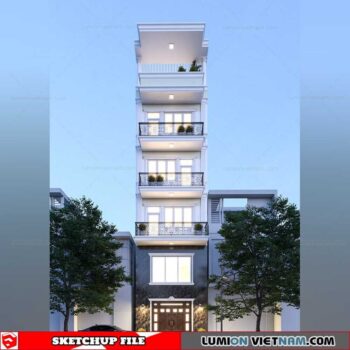 House - Sketchup Exterior Scene By Huu Manh