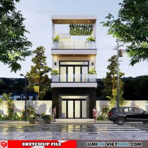 House - Sketchup Exterior Scene