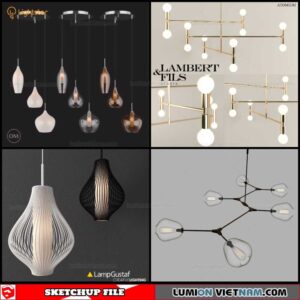 Ceiling light - Sketchup Models By Nha Tay