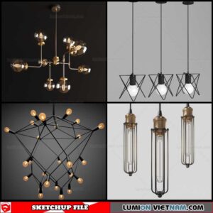 Ceiling light - Sketchup Models By Nha Tay