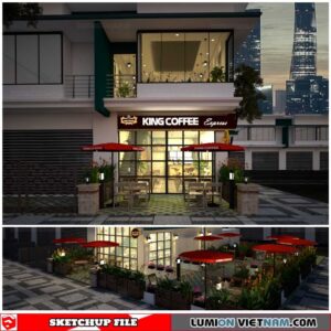 House - Sketchup Exterior Scene By Gin Lam