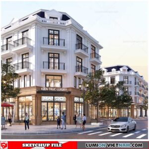 House - Sketchup Exterior Scene
