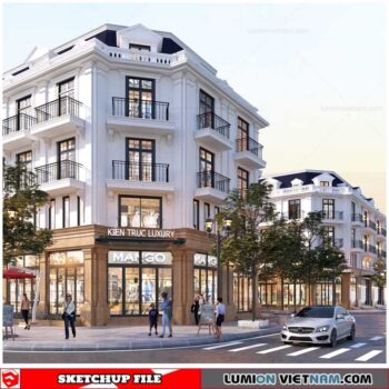 House - Sketchup Exterior Scene