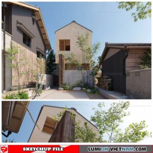 House - Sketchup Exterior Scene By Nguyen Van Long