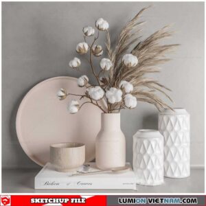 Decor Set - Sketchup Models By To Dung