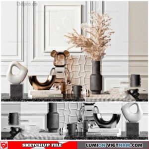 Decor Set - Sketchup Models By To Dung