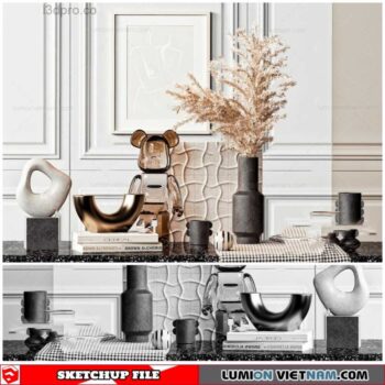 Decor Set - Sketchup Models By To Dung