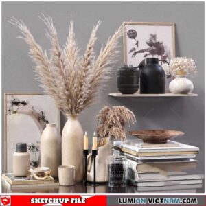 Decor Set - Sketchup Models By To Dung