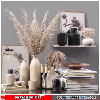 Decor Set - Sketchup Models By To Dung