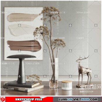 Decor Set - Sketchup Models By To Dung