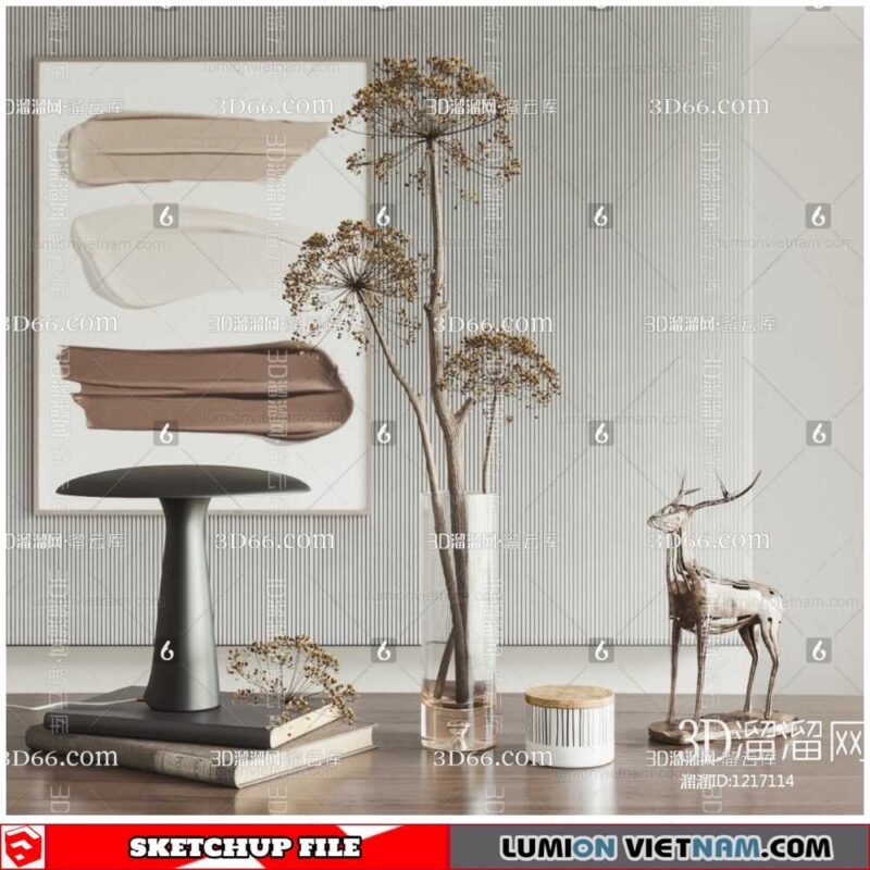 Decor Set - Sketchup Models By To Dung