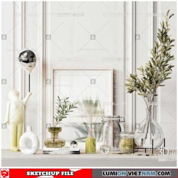 Decor Set - Sketchup Models By To Dung