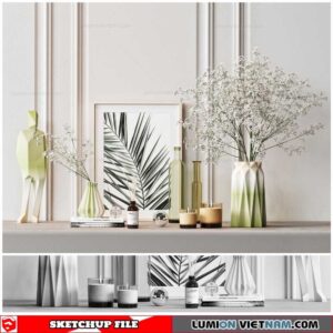 Decor Set - Sketchup Models By To Dung