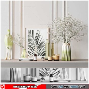 Decor Set - Sketchup Models By To Dung