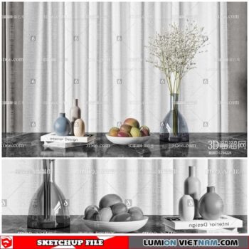 Decor Set - Sketchup Models By To Dung