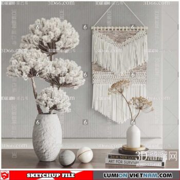 Decor Set - Sketchup Models By To Dung