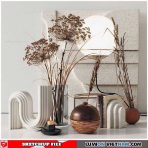 Decor Set - Sketchup Models By To Dung